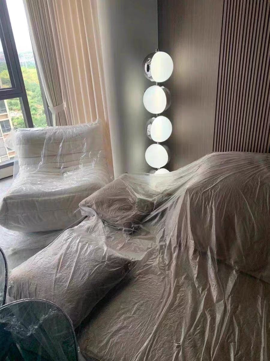 Customer photo review of Astra Rotatable Silver Sphere Table Lamp & Floor Lamp