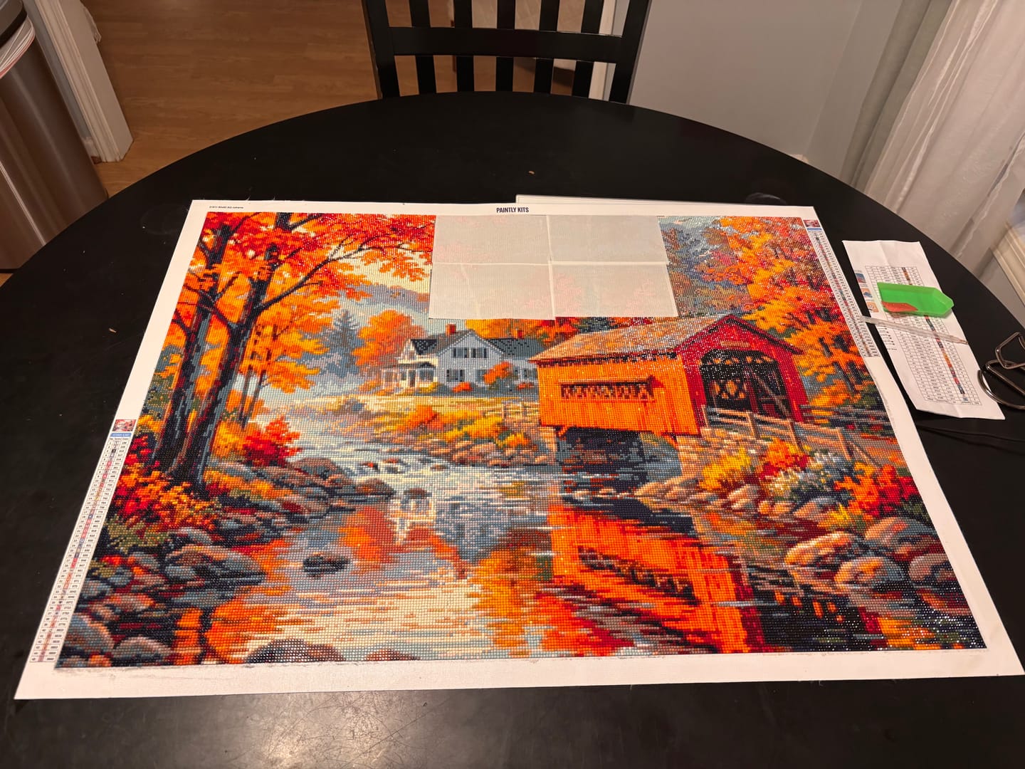 Customer photo review of Custom AI Diamond Painting Kit