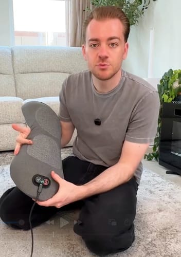 Customer photo review of ORTHEVIA OrthoVital™ Pro 3-in-1 Back Massager