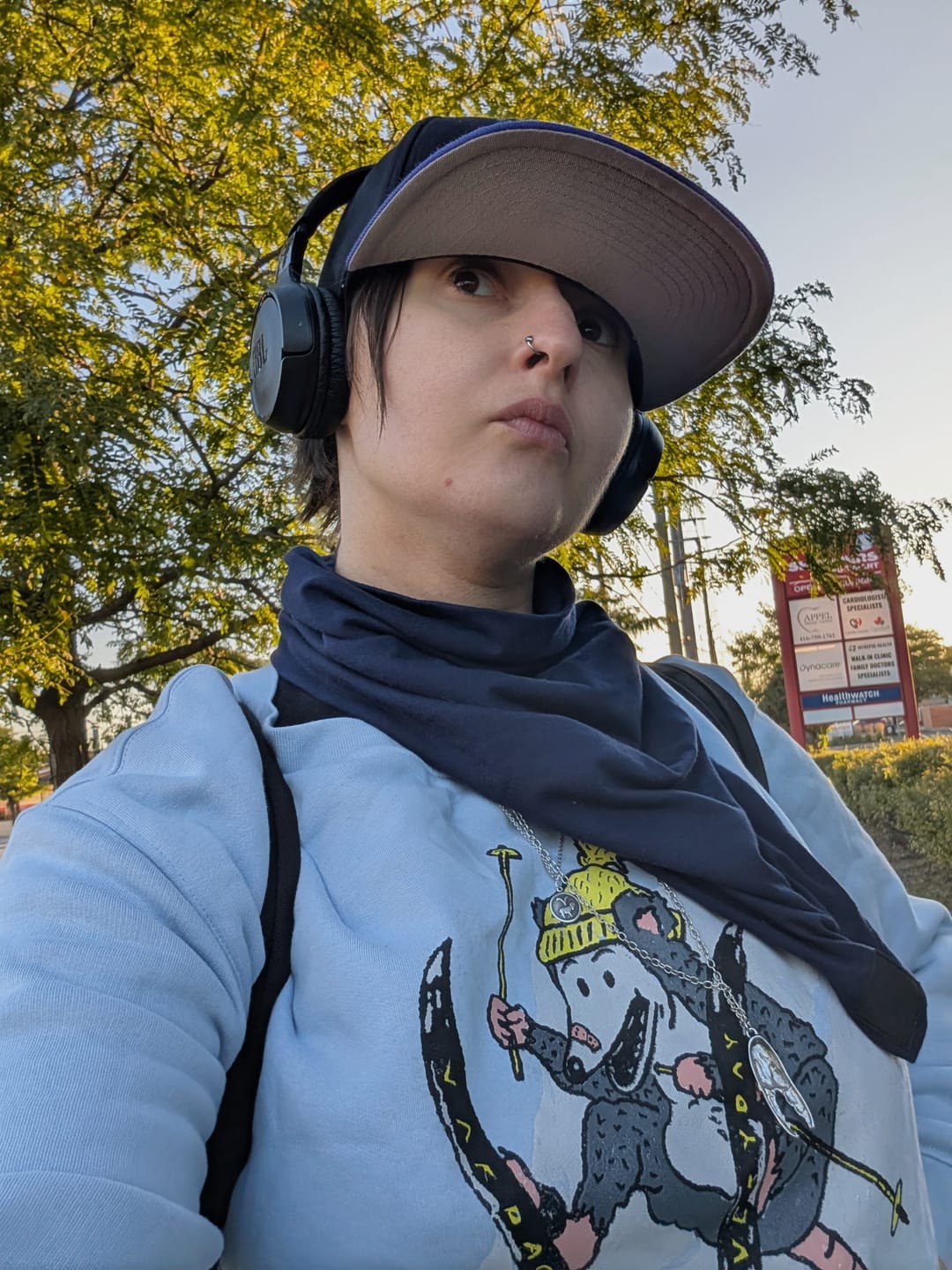 Customer photo review of Slalom Possum Fresh Powder — Women’s Crewneck
