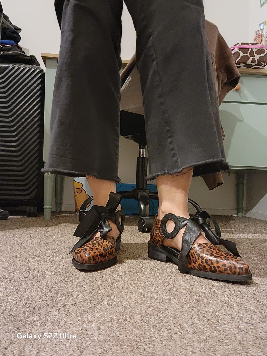 Customer photo review of Zapato Mujer / Ruda Negro Print