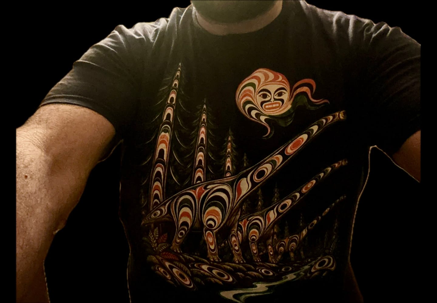 Customer photo review of Ancient Coastal Sauropod T-Shirt