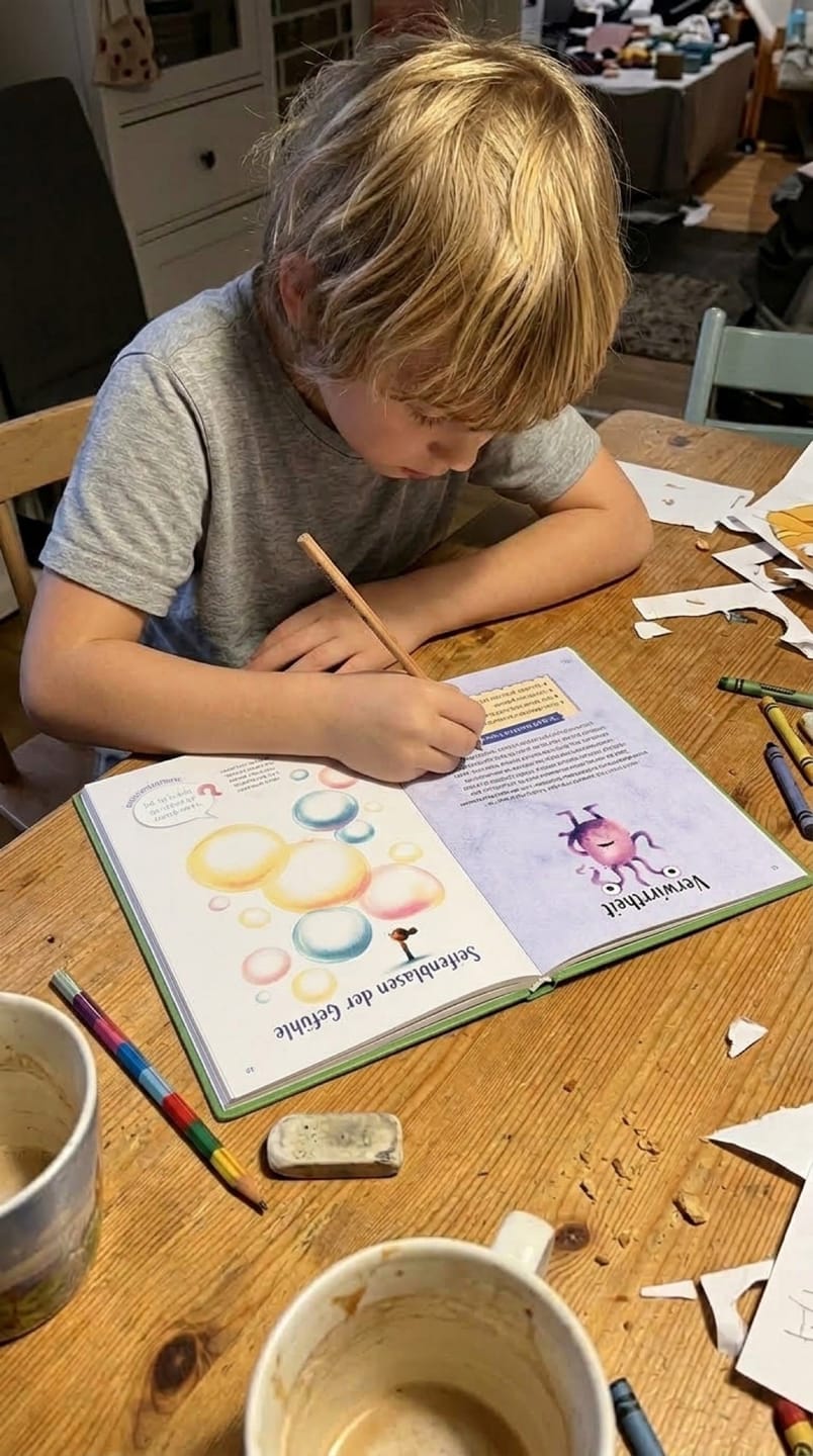 Customer photo review of Gefühlstagebuch Kinder