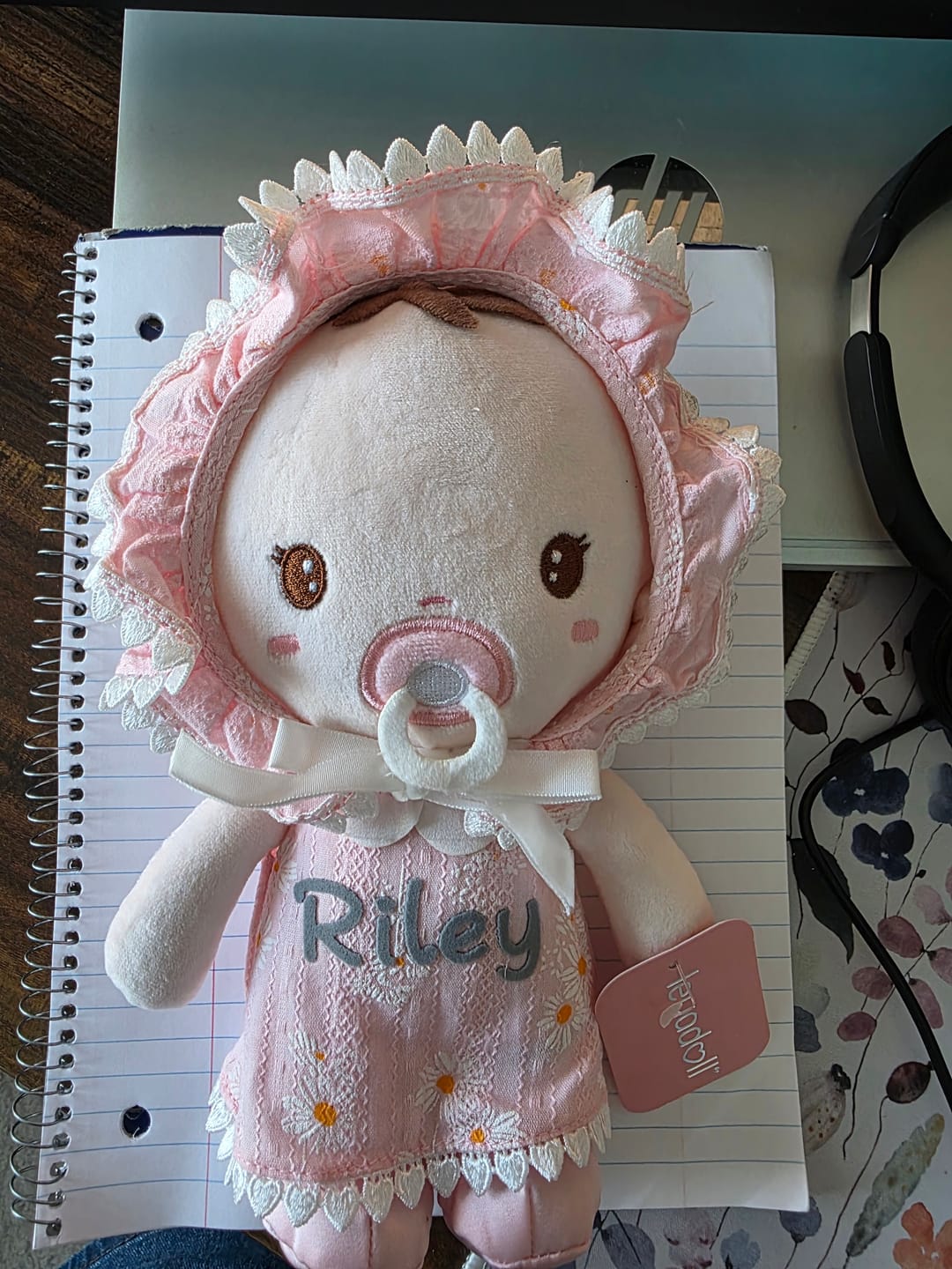 Customer photo review of Personalized Daisy Baby Girl