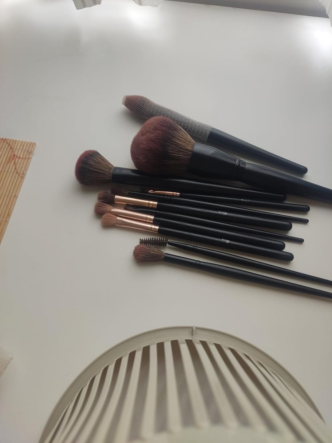 Customer photo review of Makeup Lover Makeup Brush Collection (Phantom Black)
