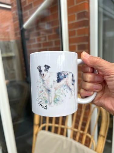 Customer photo review of Watercolour - Personalised Mug