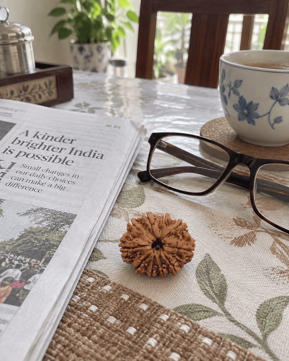 Customer photo review of 10 Mukhi Rudraksha (Nepali)