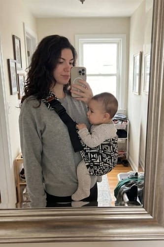 Customer photo review of Porte-bébé latéral