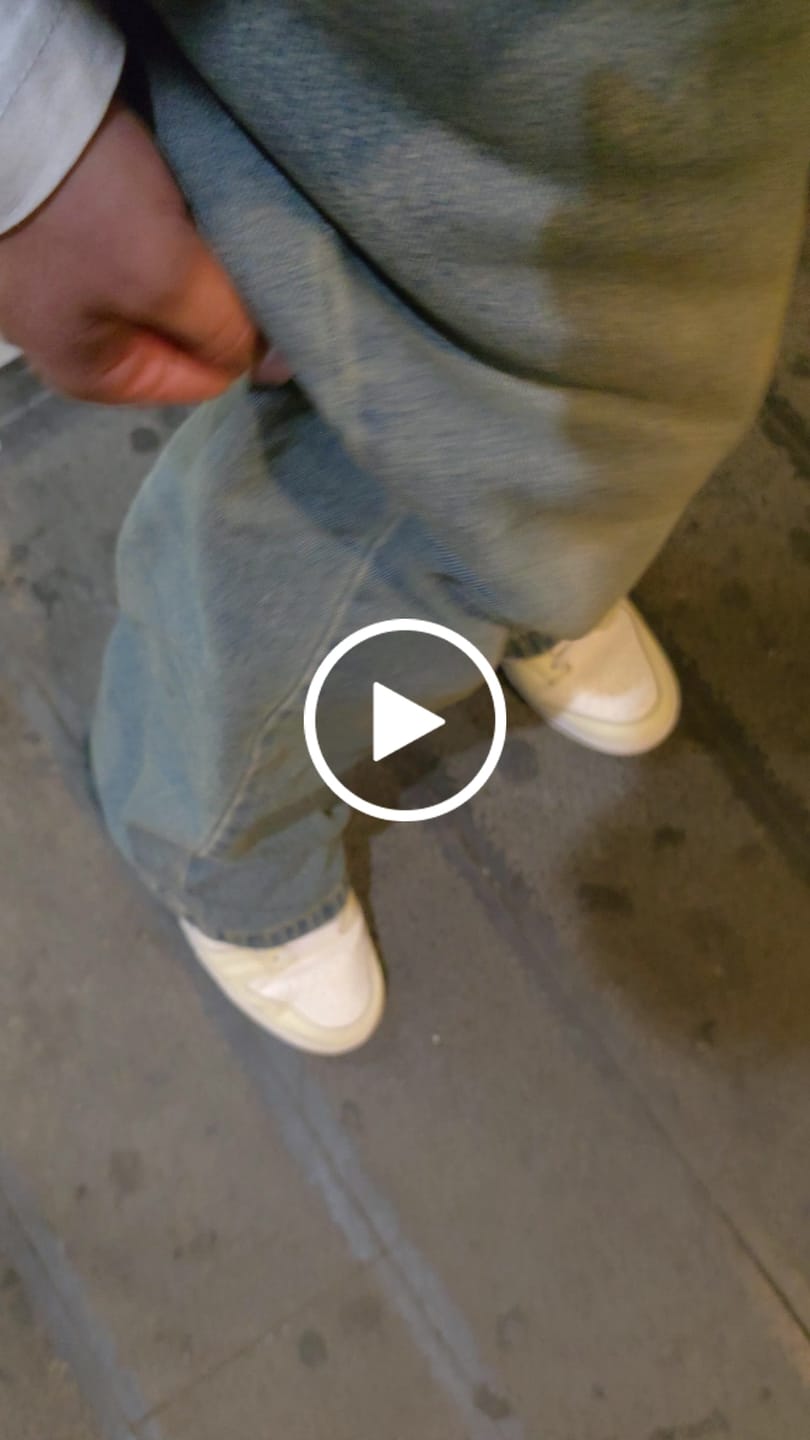 Customer video review of Flared Denim Pants