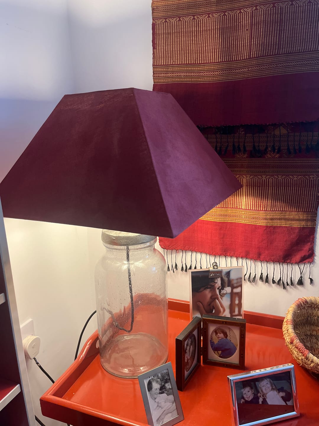 Customer photo review of Fabric Paint -- Maroon