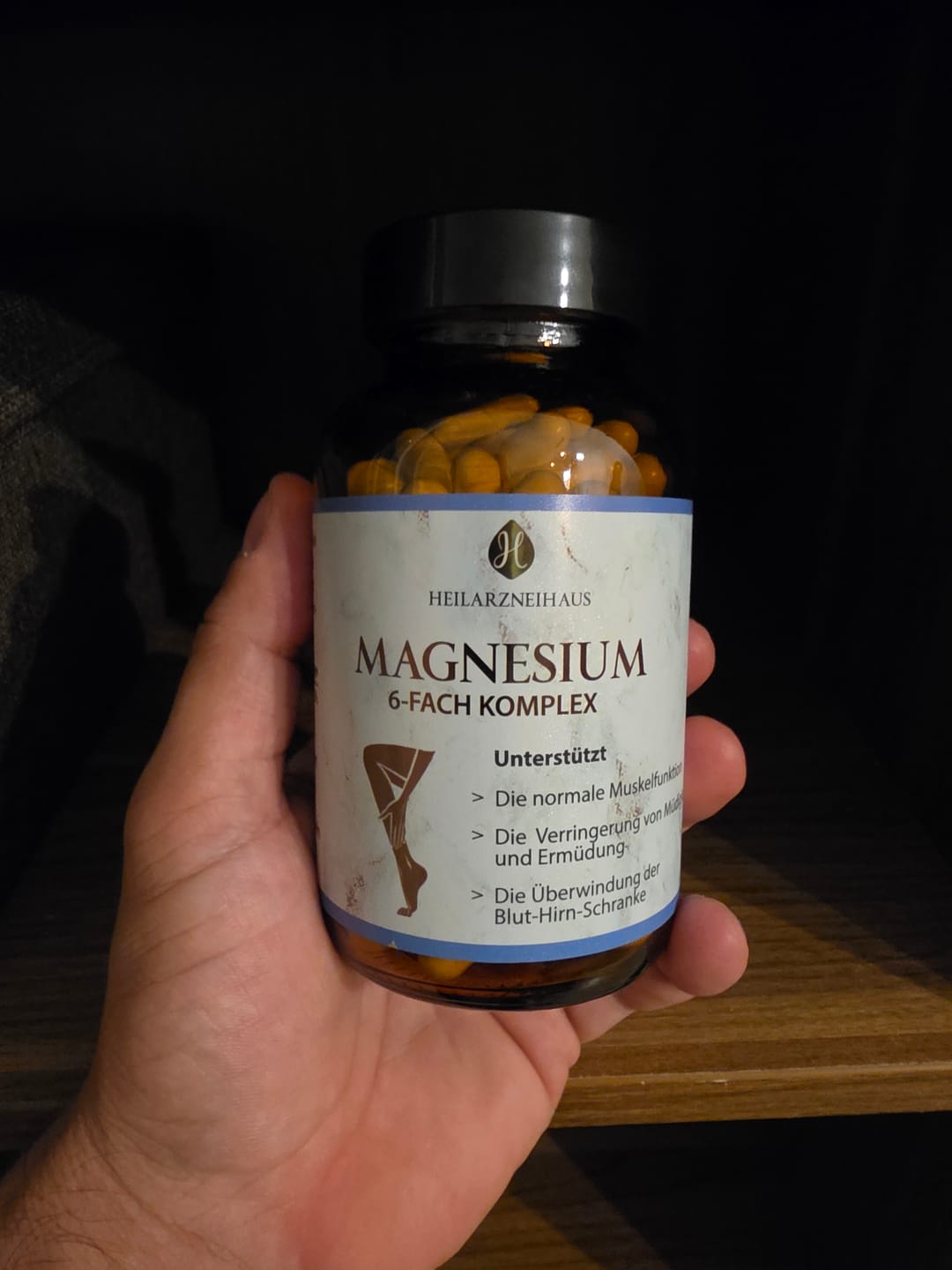 Customer photo review of Magnesium 6-Fach Komplex hochdosiert Kapseln