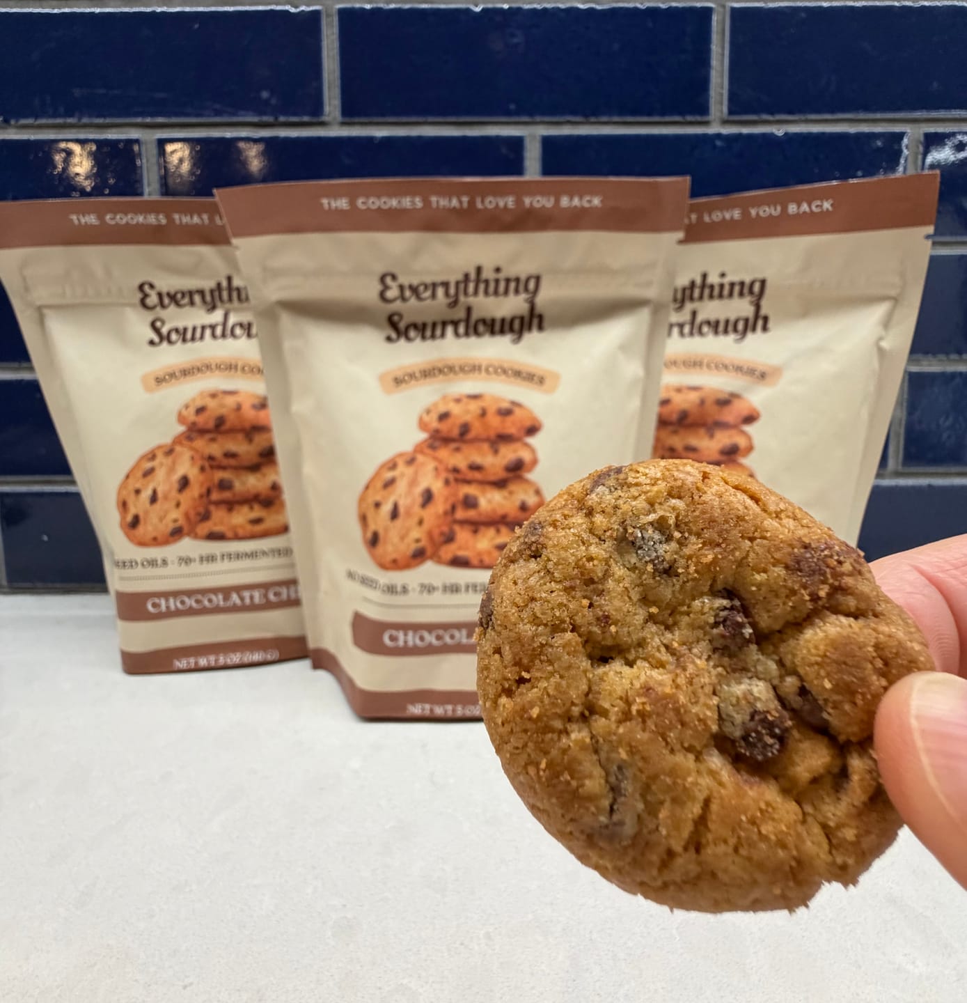 Customer photo review of Sourdough Cookies