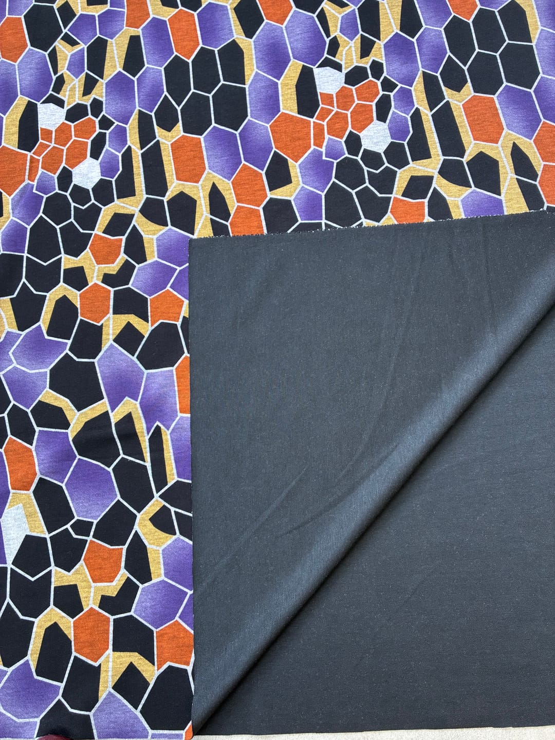 Customer photo review of Modern Mosaic Digital Modal-Touch Jersey Fabric