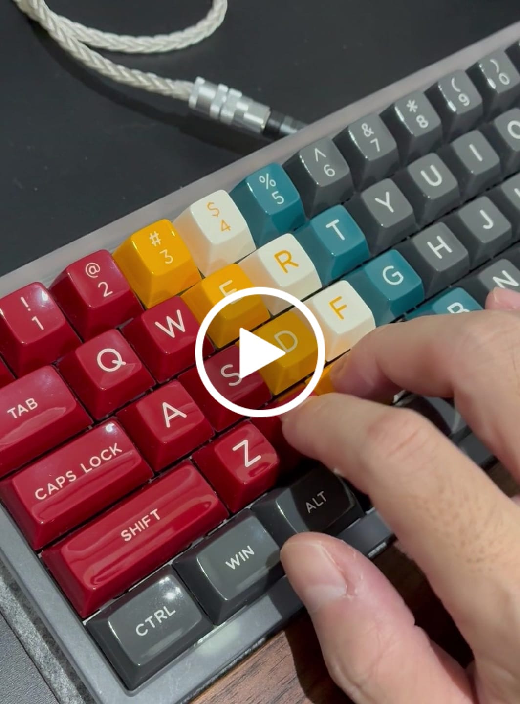 Customer video review of HMX Moonlight Silent Tactile Switch Factory Lubed (10PCS)