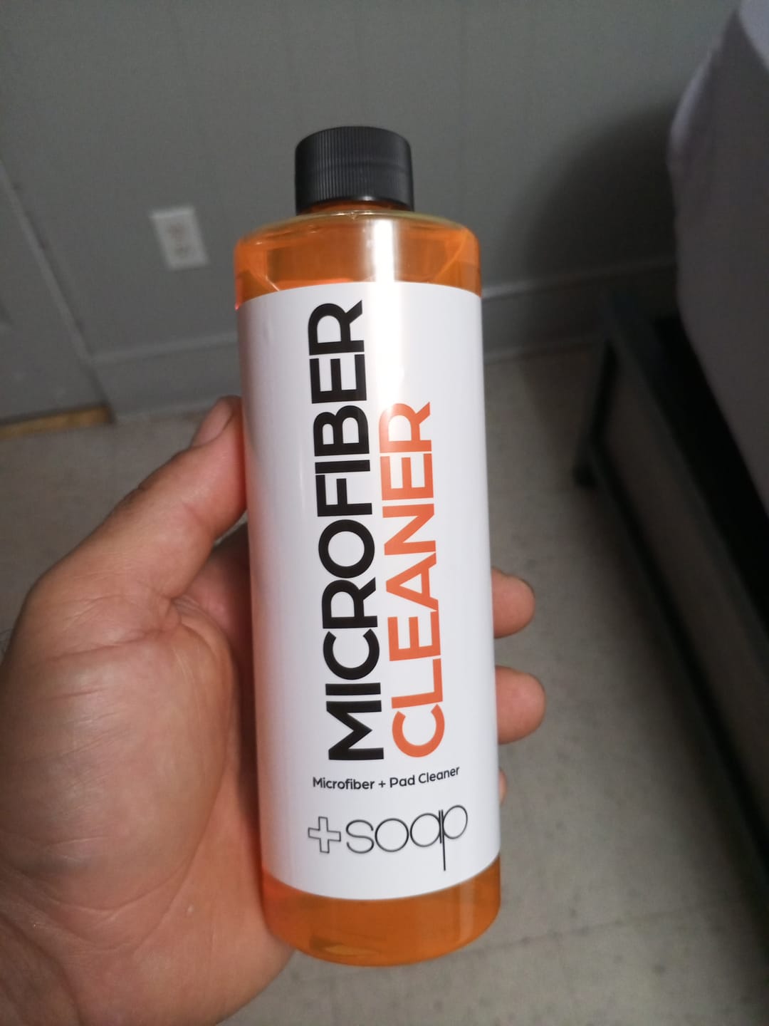 Customer photo review of +Soap Microfiber Cleaner