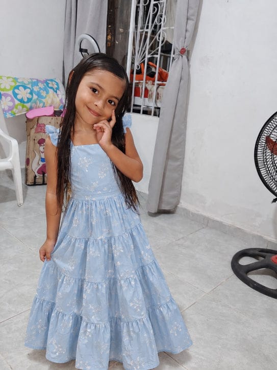 Customer photo review of Vestido Largo para niña - Gabriela