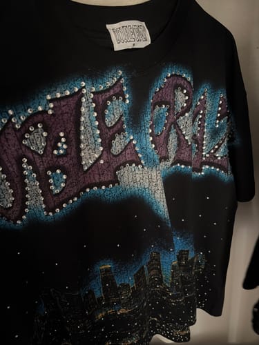 Customer photo review of Boxy L.A. Skyline Iced Out Tee-435