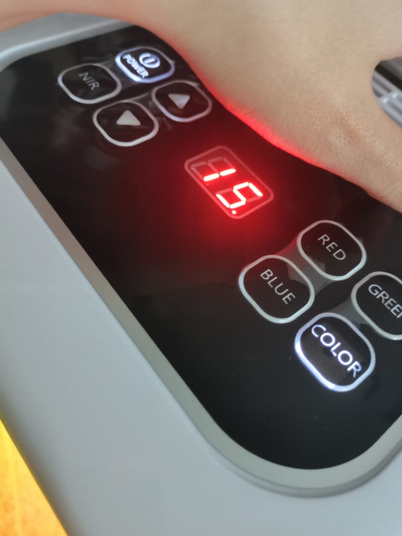 Customer photo review of Lumyhealth Salon LED Light Therapy Device