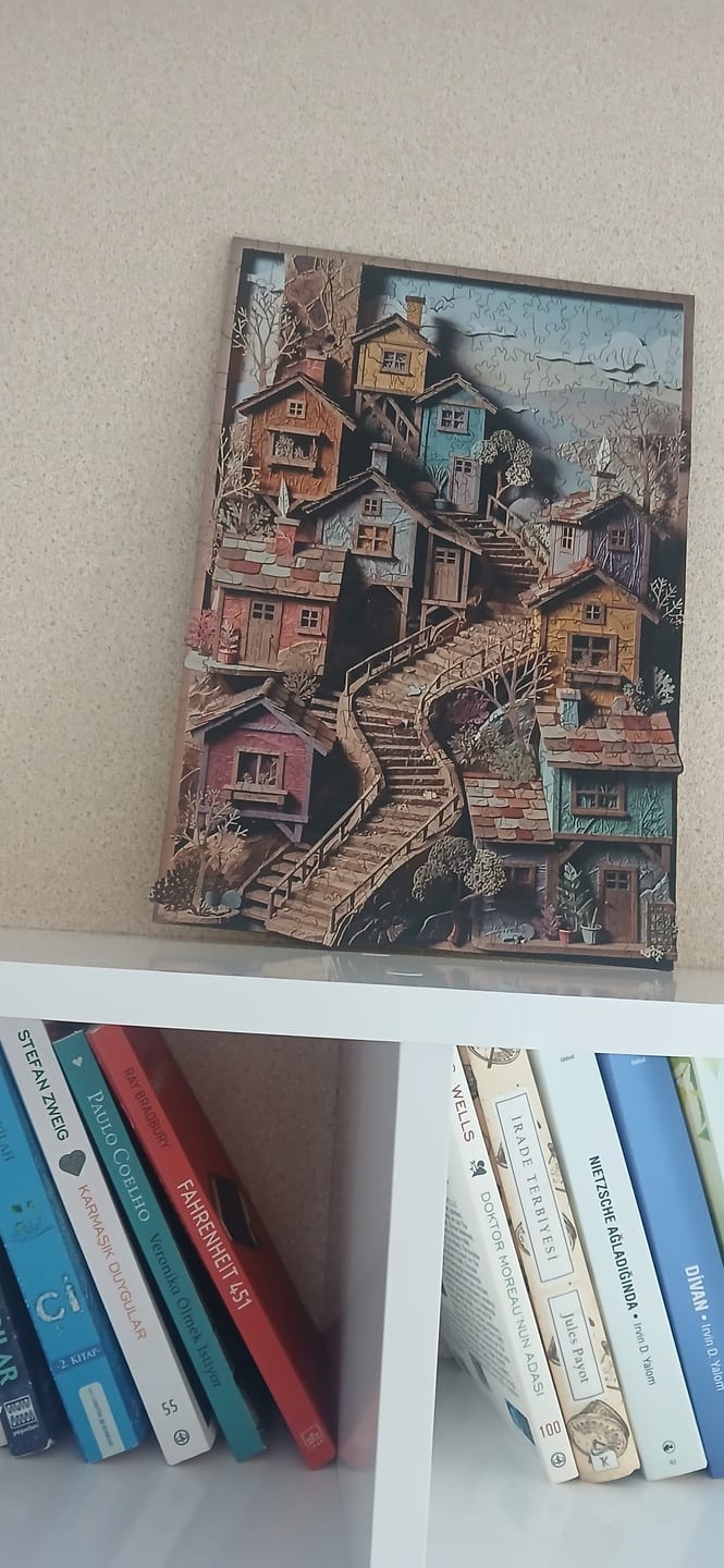 Customer photo review of Masal Sokağı - Ahşap Puzzle