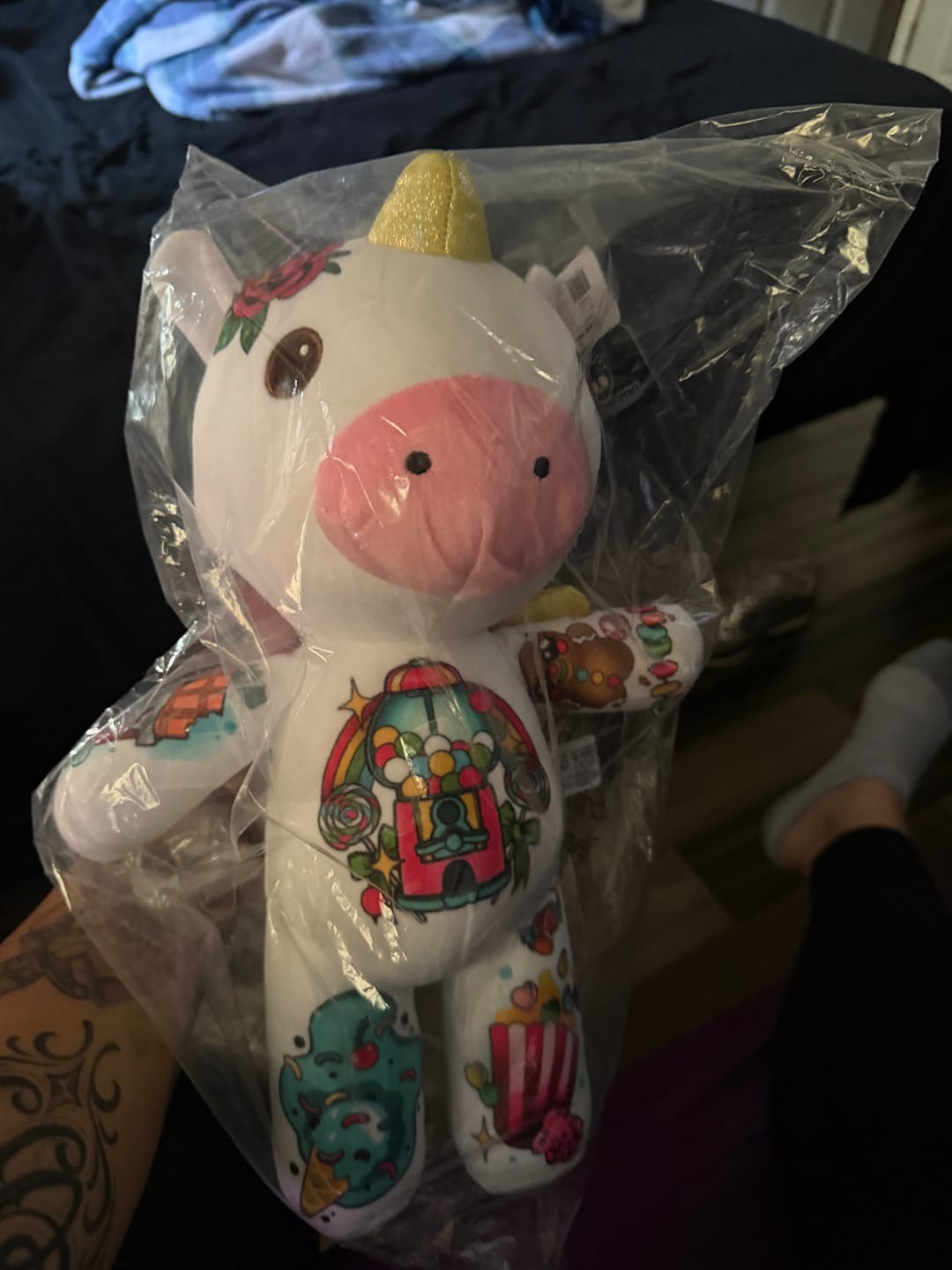 Customer photo review of Candy the Unicorn