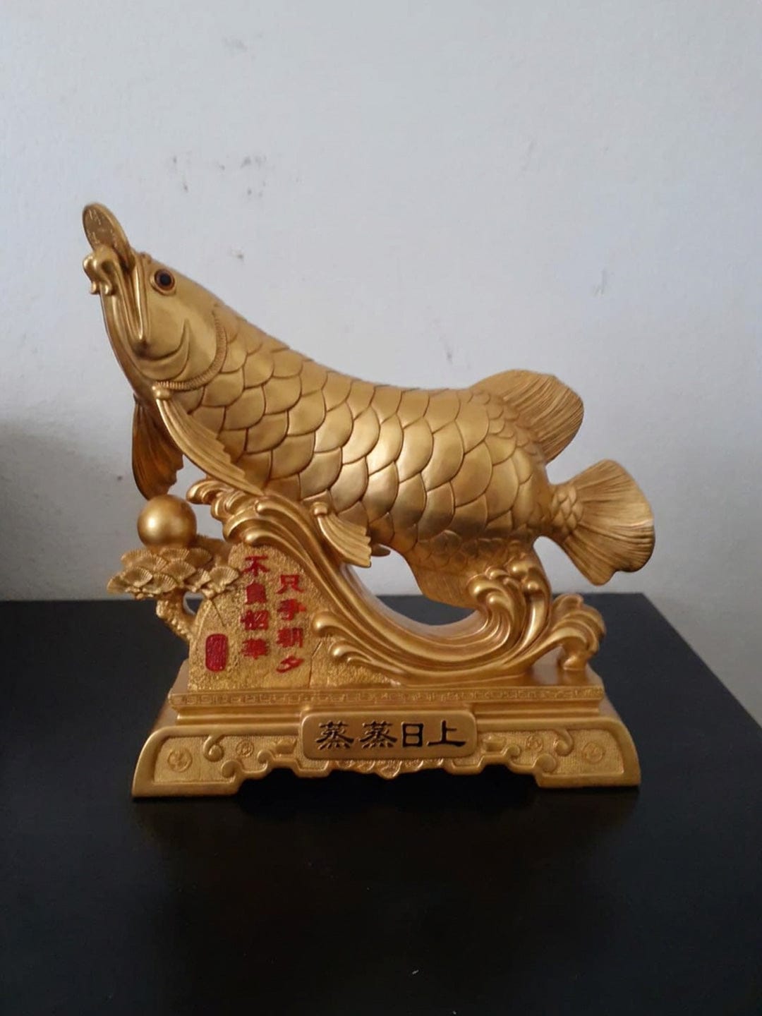 Customer photo review of The Rising Arowana Fortune Ornament