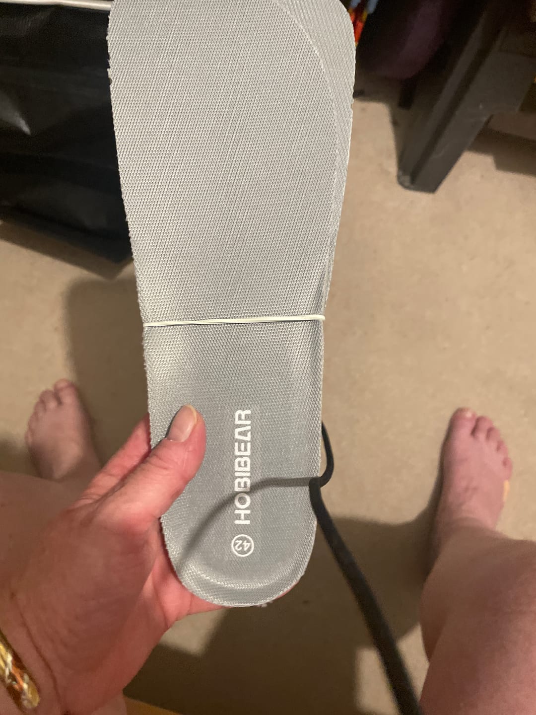Customer photo review of Moss - Wide Toe Insoles