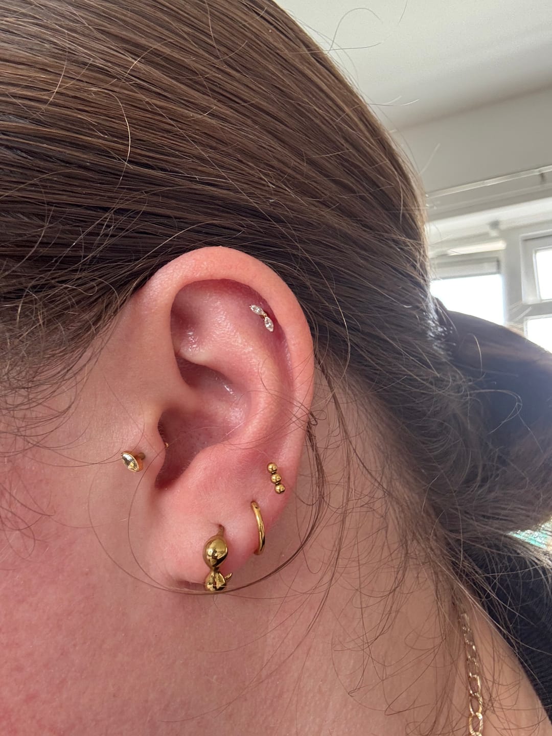 Customer photo review of Flatback Stud Replacement Post