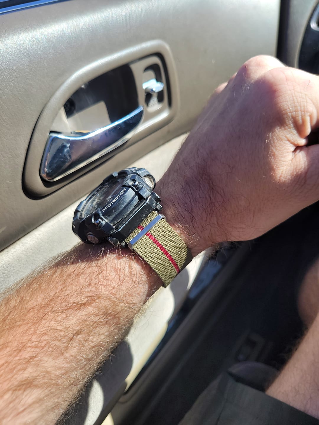 Customer photo review of Five Eye Nylon Watch Strap - Stripe