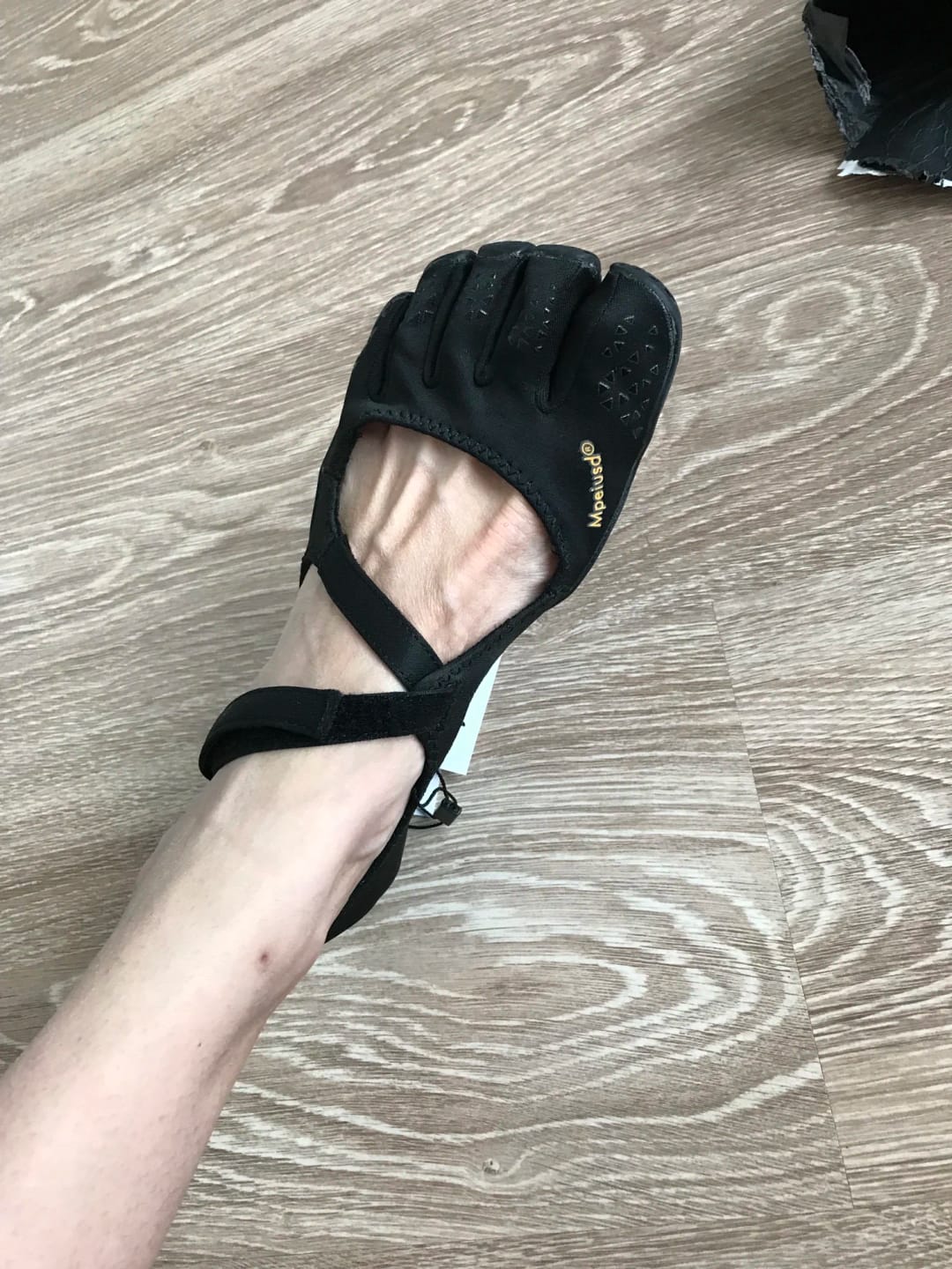 Customer photo review of Five Toe Shoes