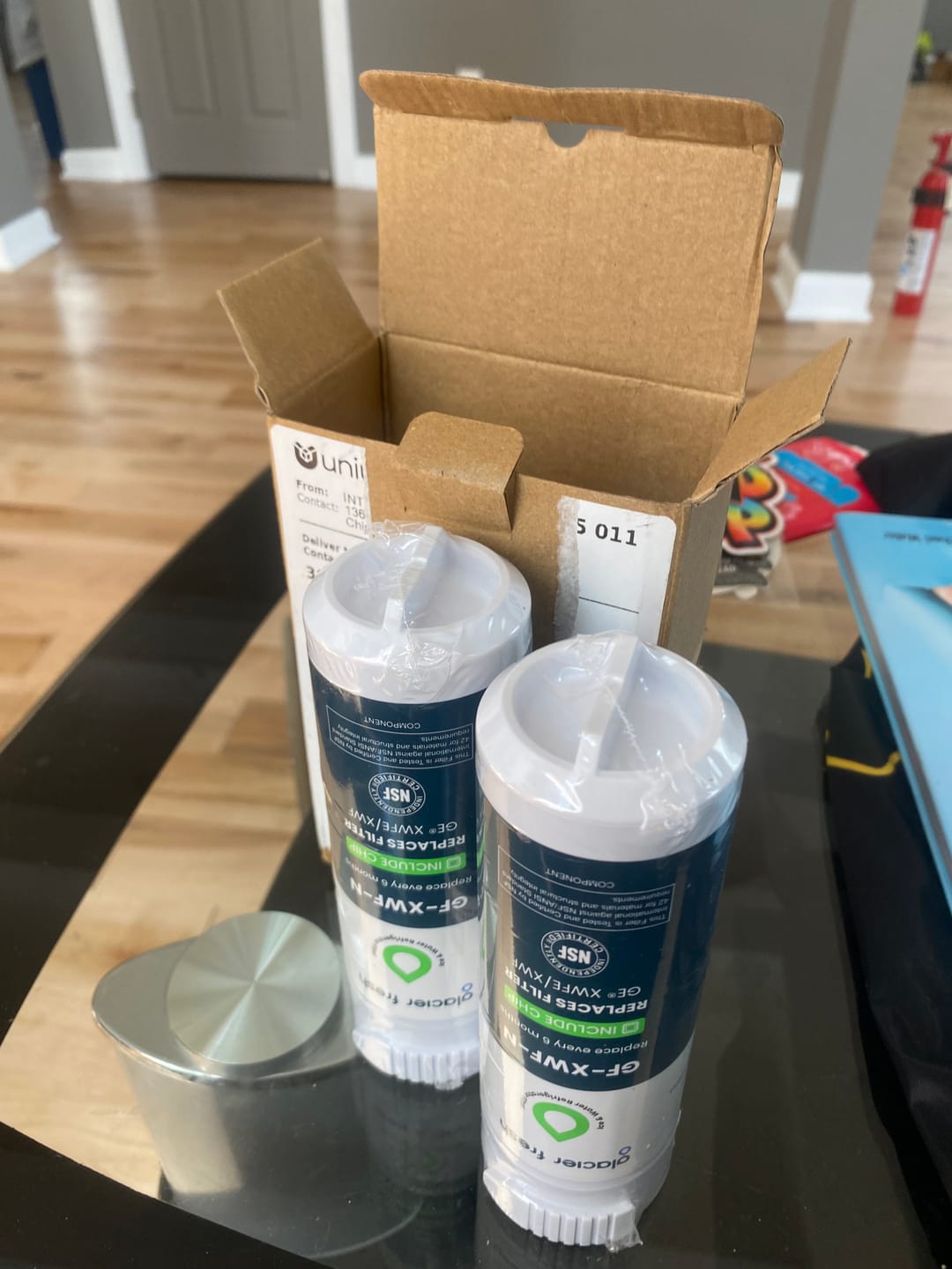 Customer photo review of GlacierFresh GFXWFE™ Water Filter - XWFE Water Filter NSF Certified with RFID Chip