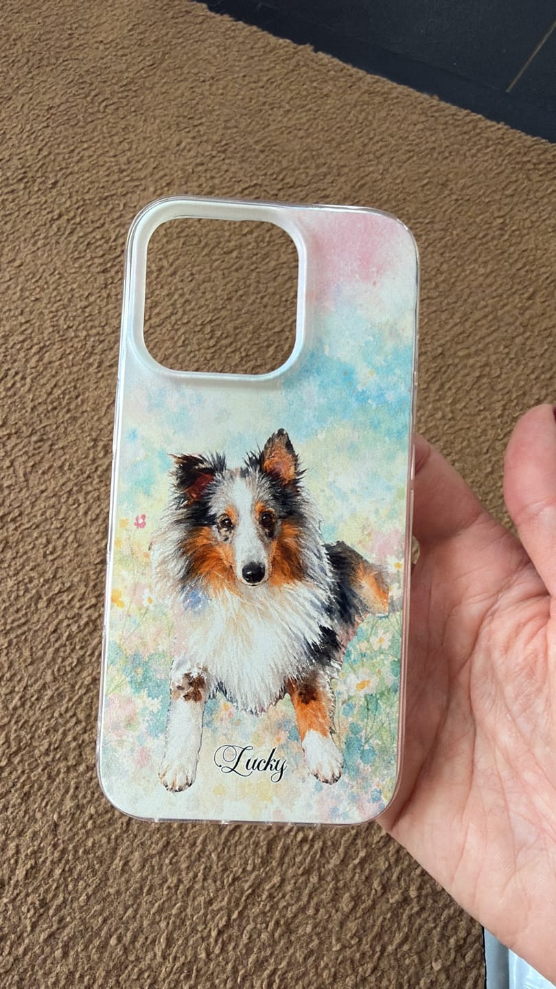 Customer photo review of Personalisierte Handyhülle - Aquarell