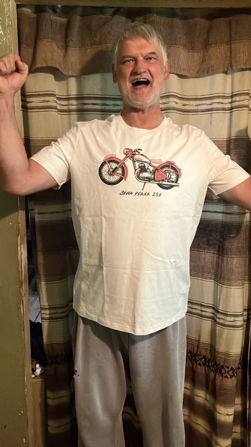 Customer photo review of Organiskas Kokvilnas T-krekls JAWA 250 Pérák