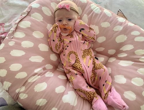 Customer photo review of Cushii Baby Lounger Marula - Blush