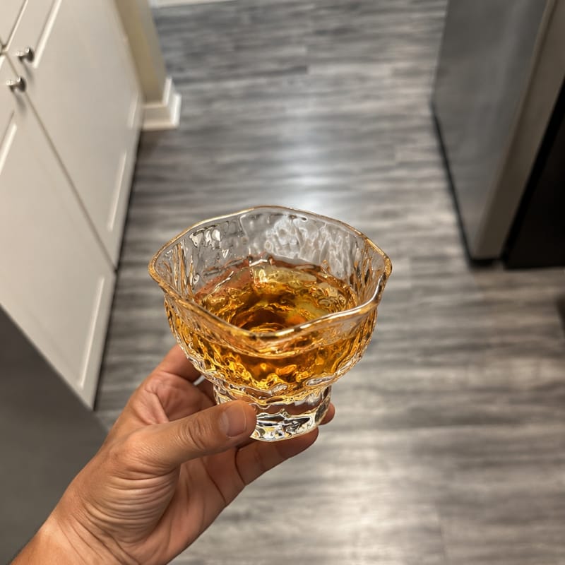 Customer photo review of Takumi Walnut Pattern Tall Teacups