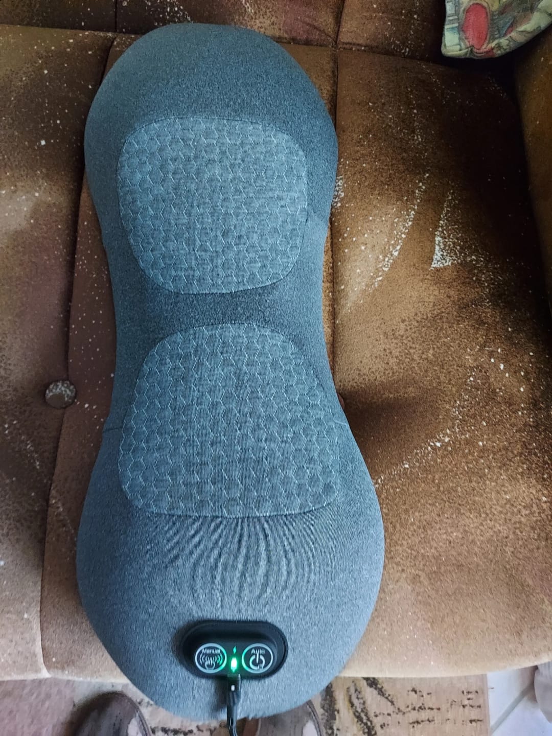 Customer photo review of ORTHEVIA OrthoVital™ Pro 3-in-1 Back Massager