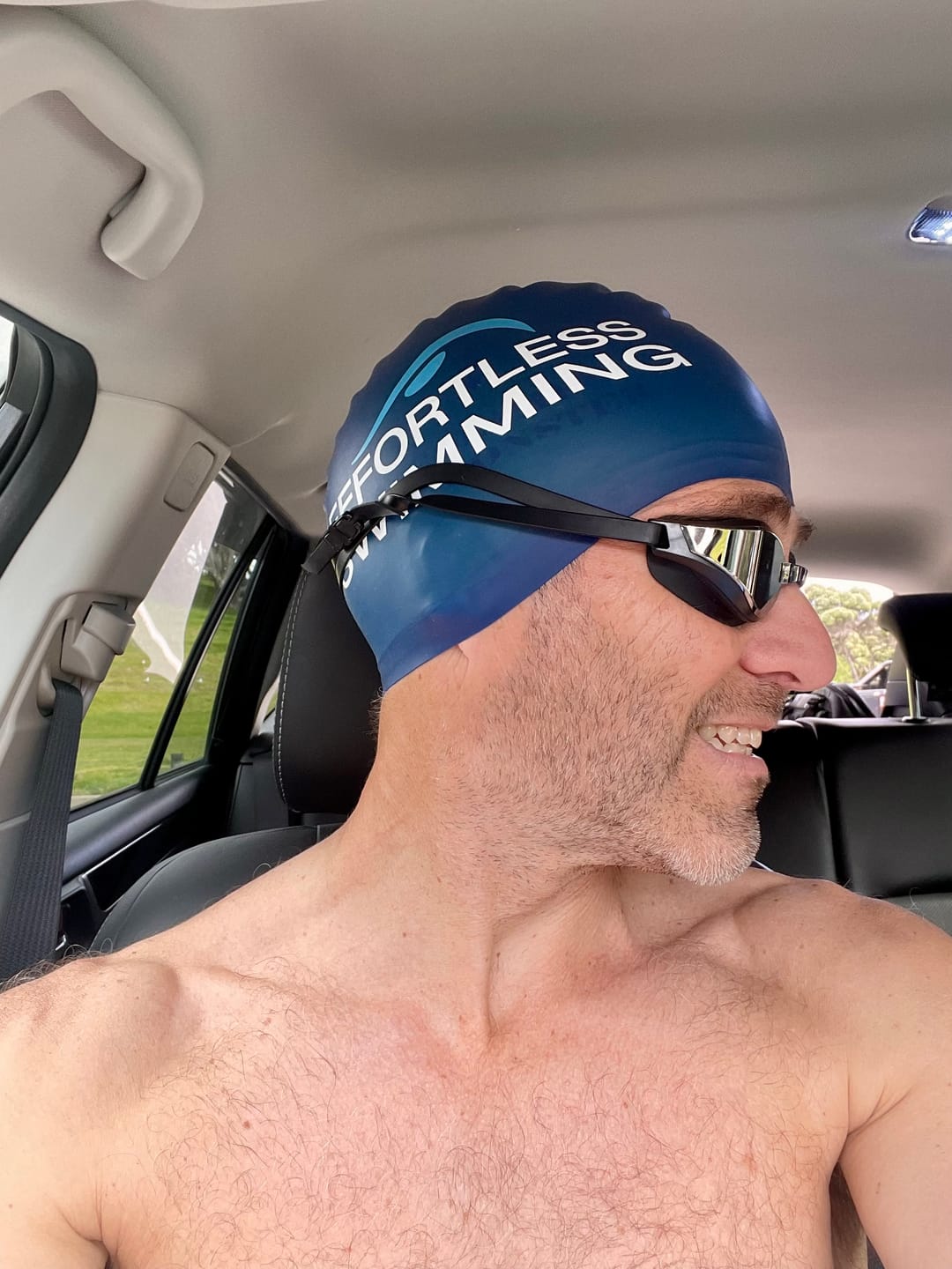 Customer photo review of Effortless Swimming Swim Cap