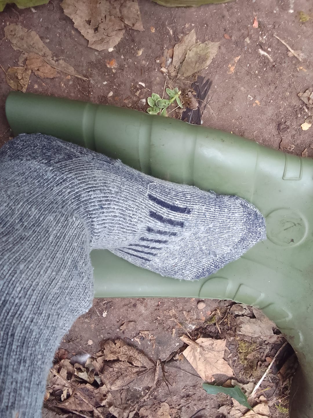 Customer photo review of Premium Alpaca Wool Socks
