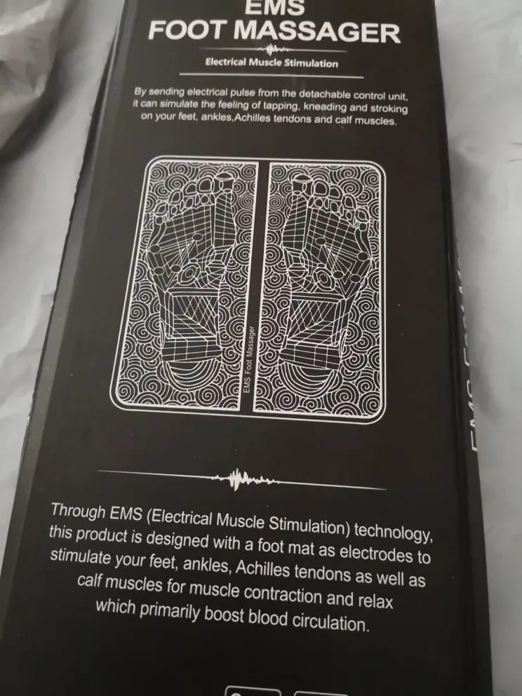 Customer photo review of Estimulador EMS para Pies y Piernas