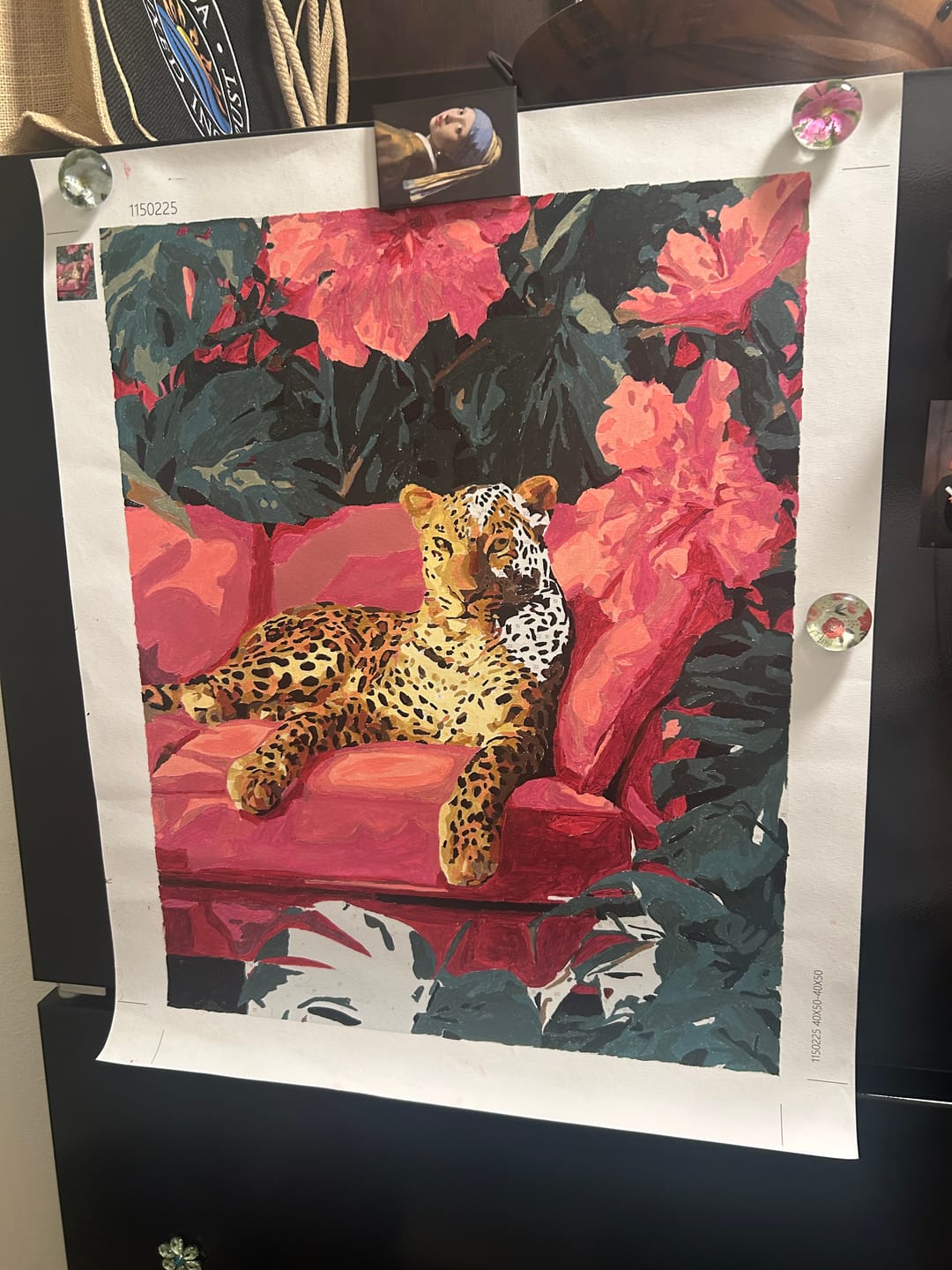 Customer photo review of Wild elegance | Paint by Number