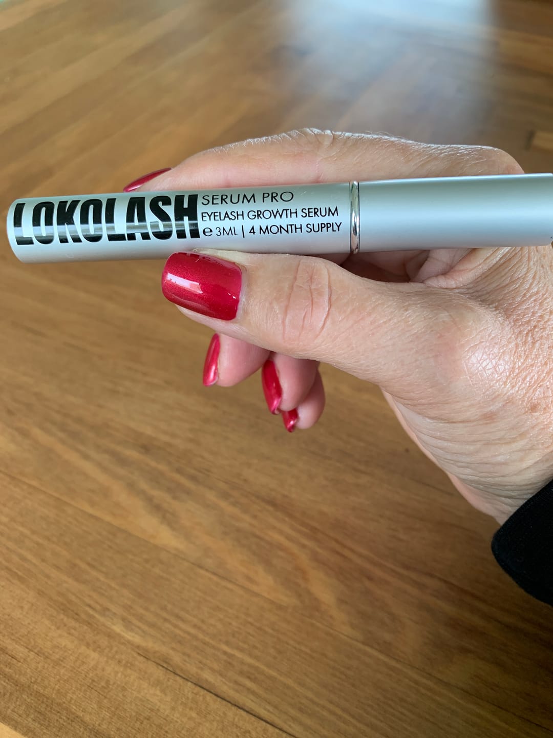 Customer photo review of LOKOLASH SERUM PRO