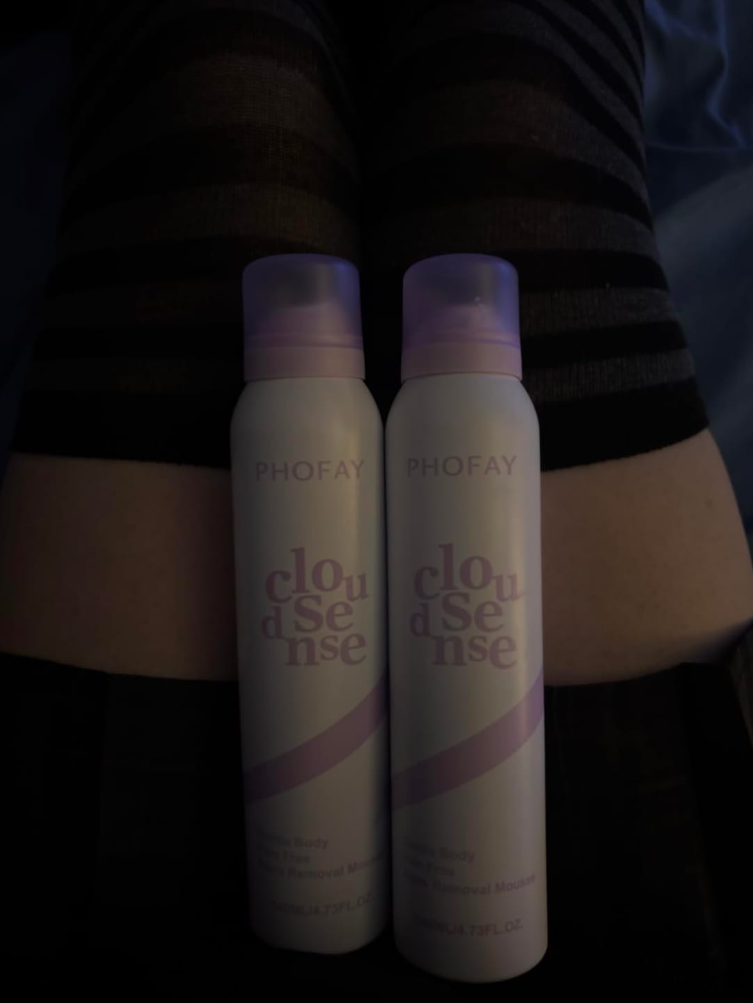 Customer photo review of Luelle Smooth Hair Removal Spray