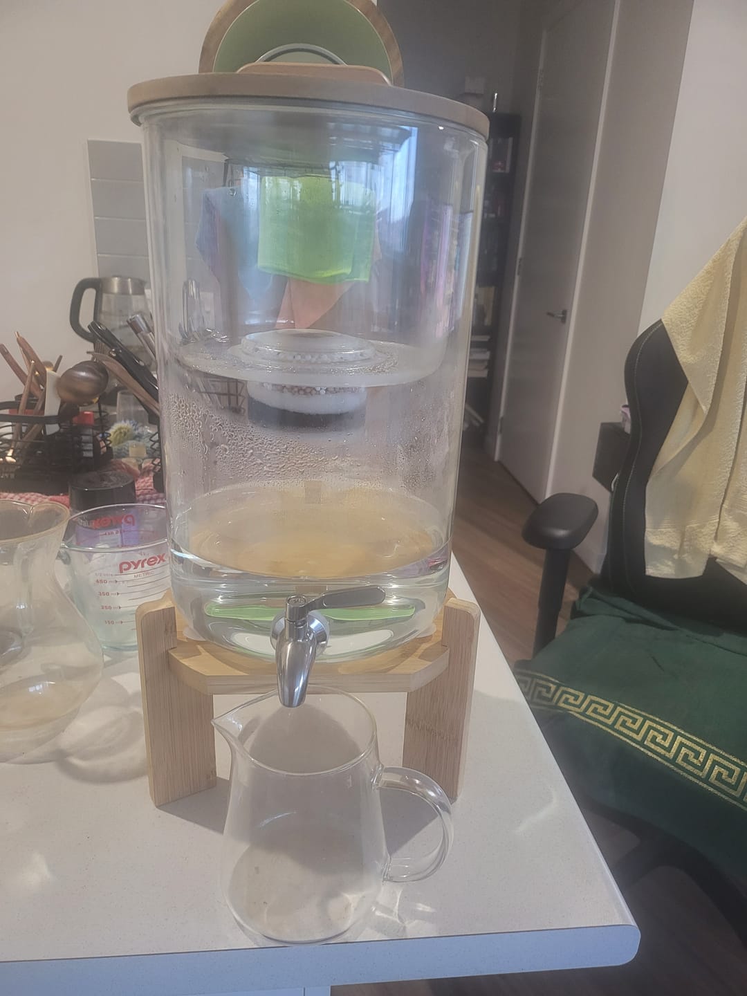 Customer photo review of 100% Glass Trinity by HolyH₂O™ | Remove Chlorine & Contaminants from Aussie Tap Water