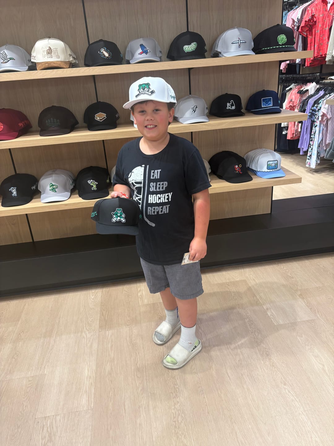 Customer photo review of Ice Otter 2.0 - Jake Oettinger Limited-Edition Hat