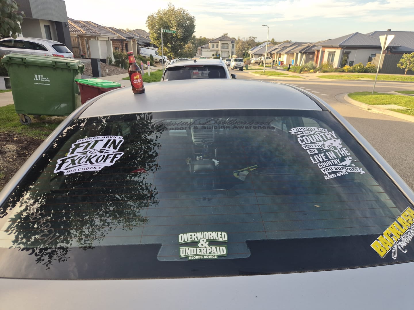 Customer photo review of Big Chocky | Fit In Sticker - 250x215mm