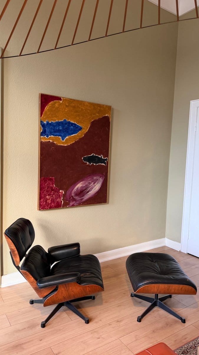 Customer photo review of Ensemble Lounge Chair & Repose-Pieds – Finition Cuir Élégante