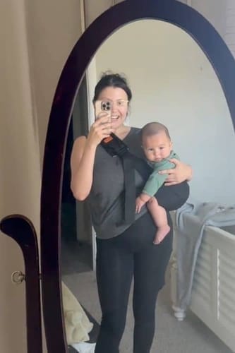 Customer photo review of Porte-bébé latéral