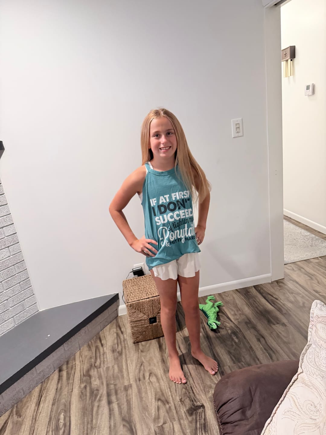 Customer photo review of Ponytail Rocker Tank Top