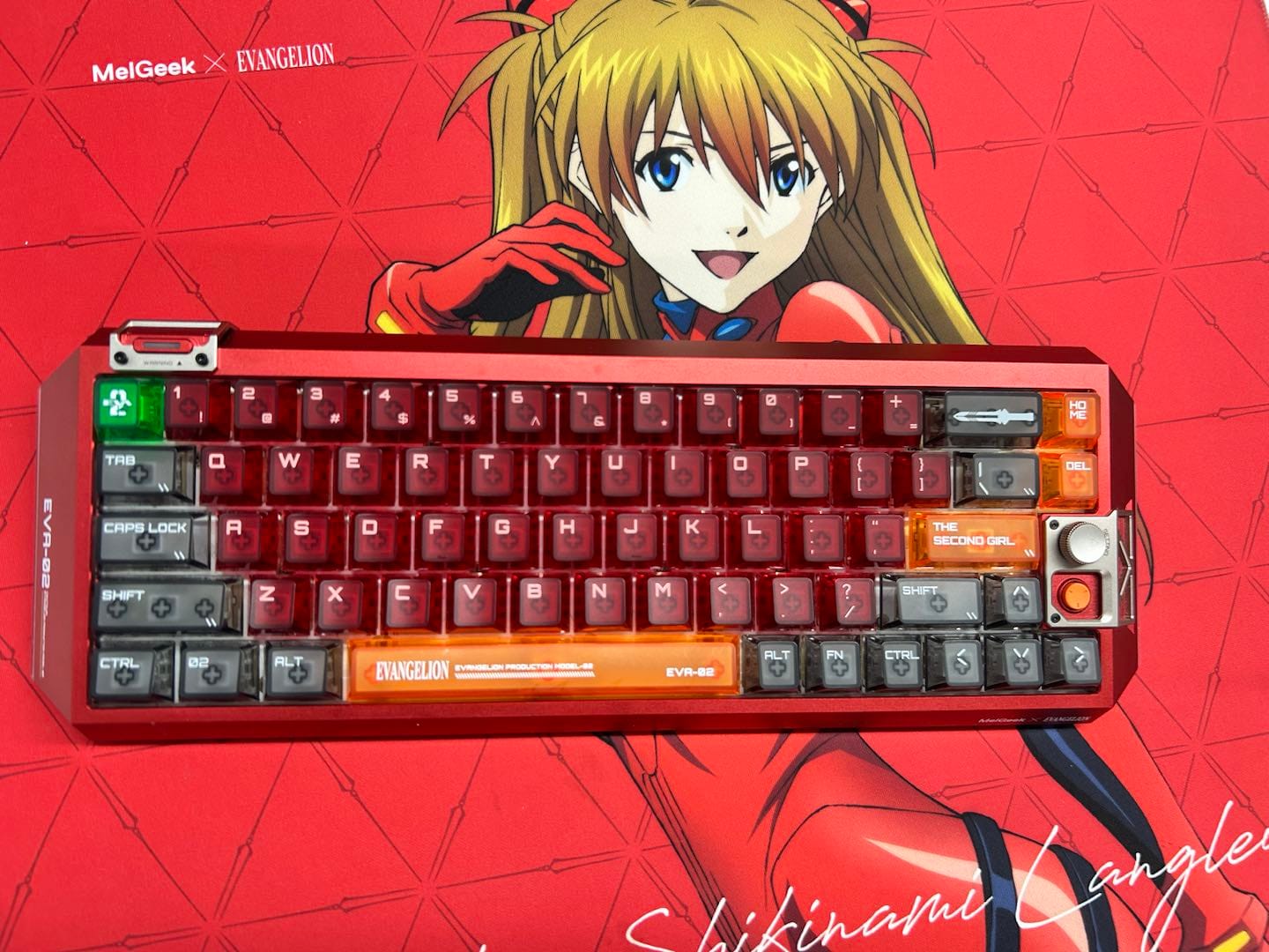 Customer photo review of Centauri60 Asuka Edition  HE Gaming Keyboard