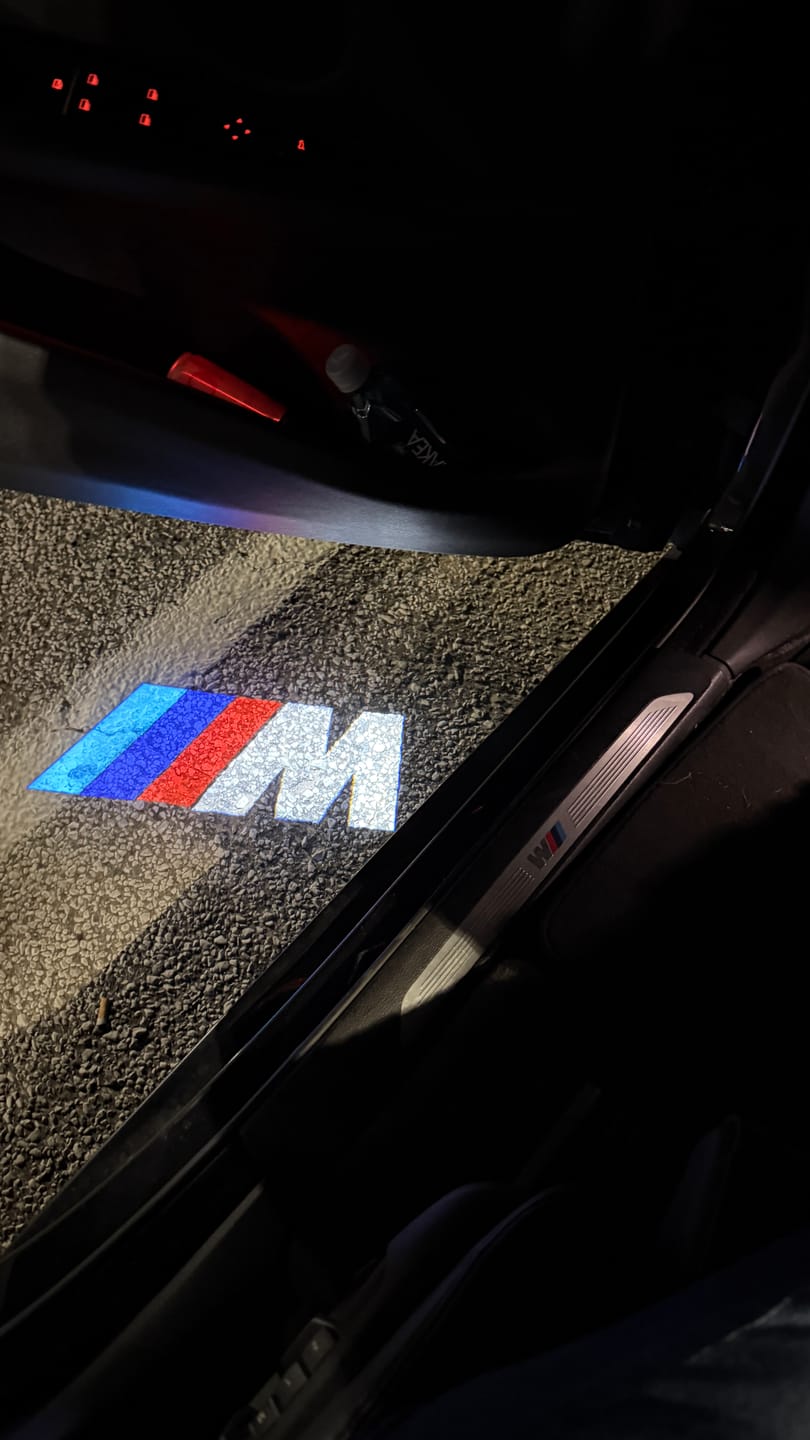 Customer photo review of BMW F SERIES DOOR LIGHTS