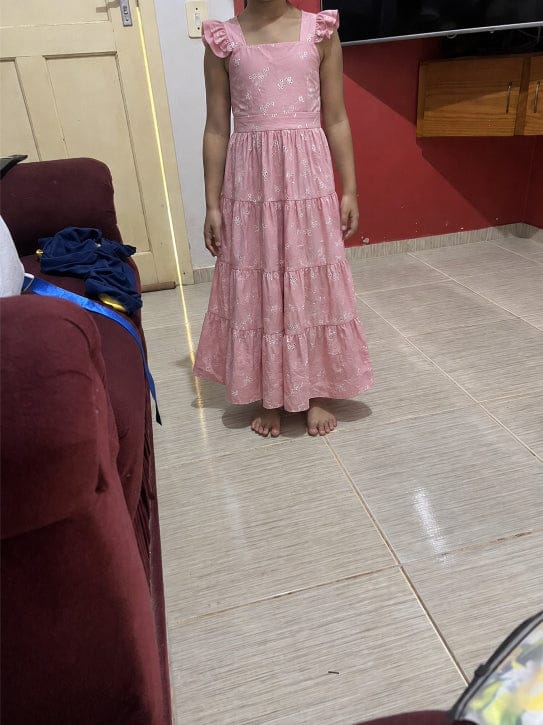 Customer photo review of Vestido Largo para niña - Gabriela